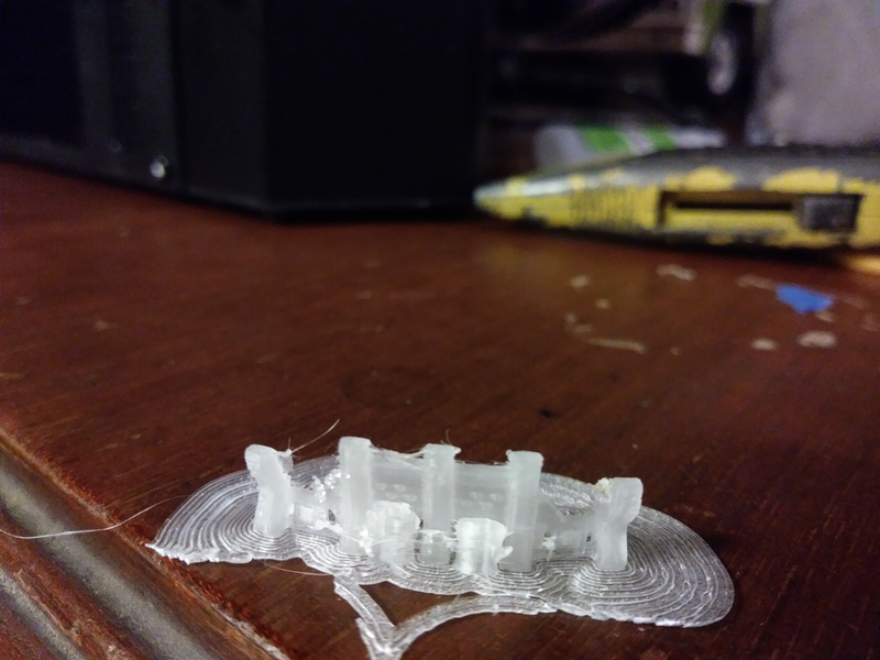 Illustration for article titled First sucessful real 3d print.